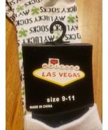 Las Vegas Lucky  Socks Ladies Size 9 11 FREE shipping NEW Winning Vacati... - £6.26 GBP