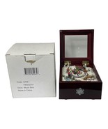 Holiday Train Animated Wind Up Music Box We Wish You A Merry Christmas S... - $40.21