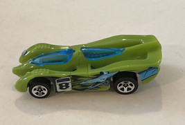 Hot Wheels 1994 Power Piston Green W/ Blue Windows Pterodactyl Die Cast Car #8 - £4.71 GBP