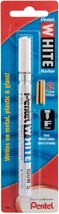 Pentel Arts Permanent Ink Marker W/Fine Point-White - $16.13