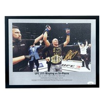 Georges St. Pierre UFC 217 Last Fight Ever Used Canvas Autographed JSA C... - £500.63 GBP
