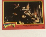 Superman II 2 Trading Card #65 Christopher Reeve - $1.97