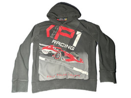 POLO RALPH LAUREN P1 RACING CAR PRL 67 PERFORMANCE HOODIE BLACK RED WHIT... - £82.18 GBP