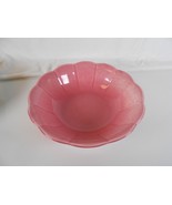 W. S. GEORGE PETALWARE - PINK  Serving Bowl  9 inch diameter Made in USA - $10.40