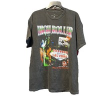 Alpha Collective Black Vintage Wash High Roller Las Vegas Size Large - $24.26