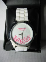 Tupperware It&#39;s Party Time Consultant Award Watch Silicone Band 1.5&quot; - $23.74