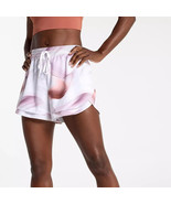 CALIA Women&#39;s Drawstring Step Up Short Dune Print Coral Size Small Elast... - $22.99