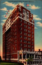 Vintage Linen Postcard Colton Manor Hotel, Atlantic City, N.J, 1947-BK 33 - £1.54 GBP