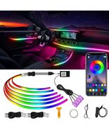 Acrylic Interior Car LED Strip Light RGB Dreamcolor 10 in1 with Wireless... - $39.59