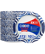 Ultra, Large Paper Plates, 10 Inch, 43 Count (Pack of 4), 3X Stronger*, ... - €28,90 EUR
