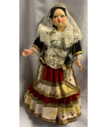 Vintage Doll From Italy 1950-60s 8” Jointed Arms - £8.32 GBP