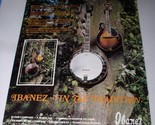 Ibanez Banjo Mandolin Pickin&#39; Magazine Photo Clipping Vintage January 1976 - £12.17 GBP