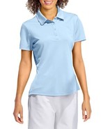 adidas Golf Women&#39;s Performance Primegreen Polo Shirt GT7931 Clear Sky - £18.80 GBP