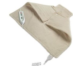 Wellrest therapeutic neck and back warmer, natural Heated 3 settings - $22.79