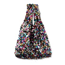 Fashion Exclusive Color Handbag  Sequins Tote Bag Shinning Bead Vest Evening Par - £78.57 GBP