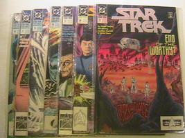 Lot Of 8 Star Trek Dc Comics 1991 #15-18 &amp; The Next Generation #15-18 [c1] - £18.76 GBP