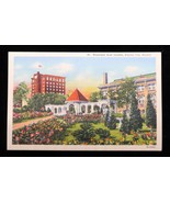 Vtg Curt Teich Municipal Rose Garden Kansas City KS Postcard 1937 NOS - $110.67 MXN