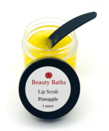 Pineapple Lip Scrub handmade exfoliating sugar scrub gift for her 1 ounc... - $7.75