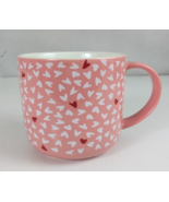 Opalhouse Stoneware Pink Hearts Design Coffee Cup Mug - $11.63