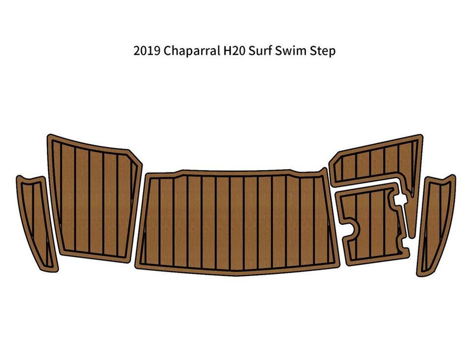 2019 Chaparral H-20 Surf Swim Platform Step Mat Boat EVA Foam Teak Floor... - $246.51
