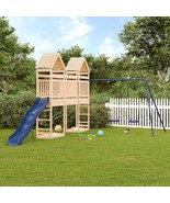  Outdoor Playset Natural Wood Solid Pine Wood Large - $1,296.99