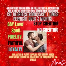 Gay Love Spell, Commitment Spell, Homosexual Lasting Love, Loyalty and Prevent - $660.00