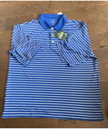 Palm Beach Golf Performance Mens Polo Shirt Short Sleeve Blue Sz XXL - £23.51 GBP