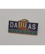 Dallas Texas Collectible Souvenir Pin Cowboy Boots Pinnacle Designs 1998 - €17,02 EUR
