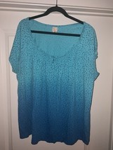 Women&#39;s COVINGTON SHORT SLEEVE STRETCH TOP SIZE 3X - $13.70 CAD