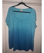 Women&#39;s COVINGTON SHORT SLEEVE STRETCH TOP SIZE 3X - $13.70 CAD