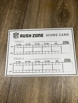 NFL Rush Zone Board Game Replacement Pieces Score Card Pad - £7.83 GBP