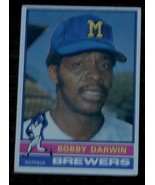 Bobby Darwin, Brewers,  1976  #63   Topps Baseball Card, GOOD CONDITION - £0.77 GBP