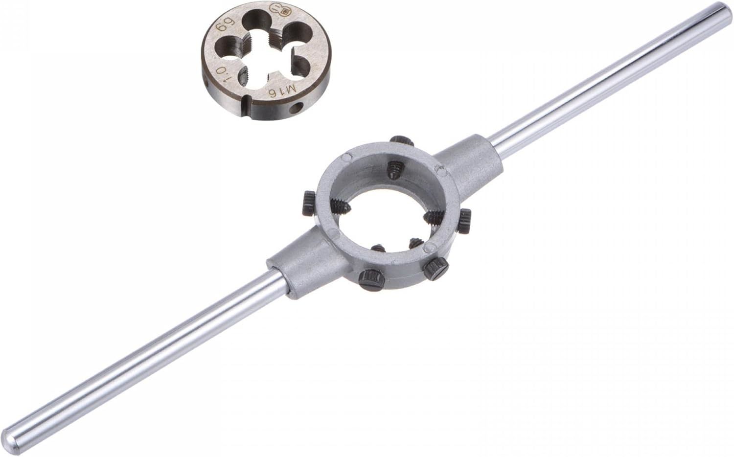 Uxcell Die Stock Handle Wrench Set, M16 X 1 Threading Round Die And 38Mm... - $30.96