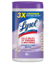 Lysol Disinfecting Wipes Early Morning Breeze 80.0ea - £16.77 GBP
