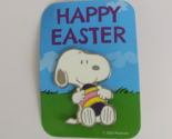 New Peanuts Happy Easter Snoopy Holding Colored Easter Egg Enamel Lapel ... - £4.96 GBP