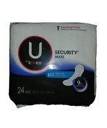 6 Pkgs.  U By Kotex Regular security maxi 24 Pads - £13.89 GBP