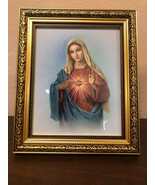 Immaculate Heart of Mary Picture Frame, New Free Shipping AB-09 - $59.95