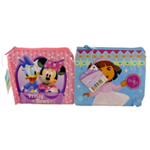 Dora + Minnie Mouse - Kids coin purse with zipper - $7.90