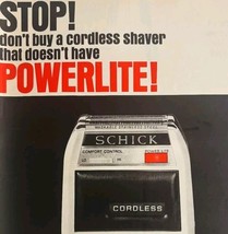 1964 Schick Cordless Powerlite Shaver Advertisement Razor Hair Care DWII19 - $466.86 MXN