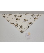Burts Bees Baby Reindeer Holley Christmas Winter Bandana Scarf Bib - New - $14.75