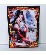 Boa Hancock Wolf Chinese Art Style Oversized Waifu Girl Card A4 Acrylic ... - $24.74