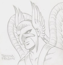 Ramona Fradon Signed Silver Age Hawkman Original DC Comics / JLA JSA Art... - £155.80 GBP