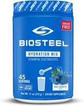 BioSteel Hydration Mix Blue Raspberry (20 Servings) Amino Acids BCAA Natural - £30.05 GBP