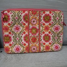 Vera Bradley Laptop Document Sleeve Quilted Travel Business School Bag C... - £12.39 GBP