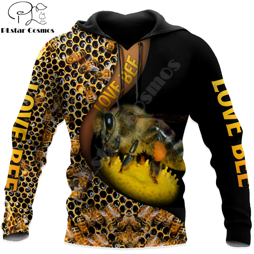 Pure Raw Honey Fashion Hoodie Beautiful Love  3D Printed hoodies Unisex Zip Pull - £106.51 GBP
