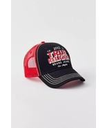 True Religion 2002 Logo Trucker Hat Red Blue - £31.96 GBP