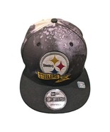 Pittsburgh Steelers 2022 New Era 9FIFTY Sideline Ink Dye Black Adjustabl... - $24.75