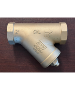 Zurn Wilkins 2-SXL 2" FNPT Cast Bronze Wye “Y” Type Strainer - $176.39