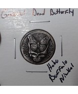 HOBO Grateful Dead Butterfly Skull Mushroom Made From A Buffalo Nickel S... - $317.14 MXN