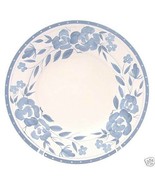 4 CAMBRIDGE POTTERIES BLUE FLORAL FLOWERS DINNER PLATES - £38.29 GBP